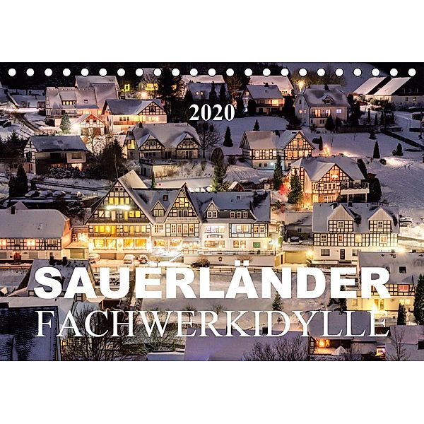 Sauerländer Fachwerkidylle (Tischkalender 2020 DIN A5 quer), Heidi Bücker