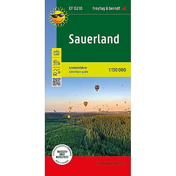 Sauerland, Erlebnisführer 1:130.000, freytag & berndt