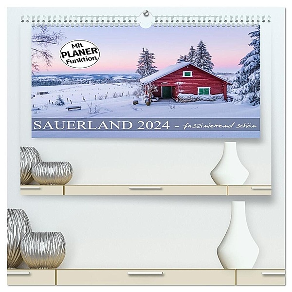 Sauerland - faszinierend schön (hochwertiger Premium Wandkalender 2024 DIN A2 quer), Kunstdruck in Hochglanz, Heidi Bücker