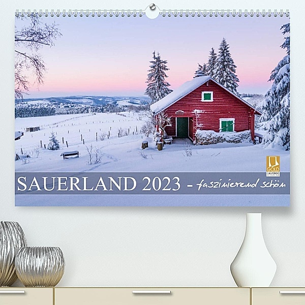Sauerland - faszinierend schön (Premium, hochwertiger DIN A2 Wandkalender 2023, Kunstdruck in Hochglanz), Heidi Bücker