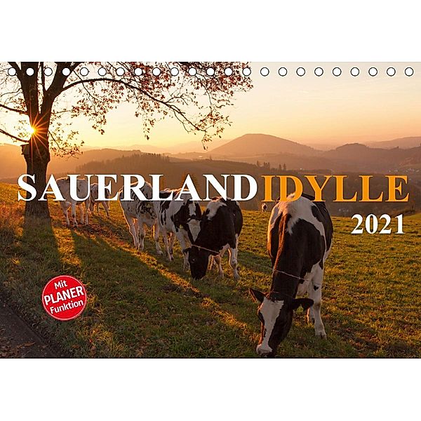 Sauerland-Idylle (Tischkalender 2021 DIN A5 quer), Heidi Bücker