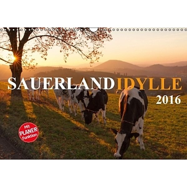 Sauerland-Idylle (Wandkalender 2016 DIN A3 quer), Heidi Bücker