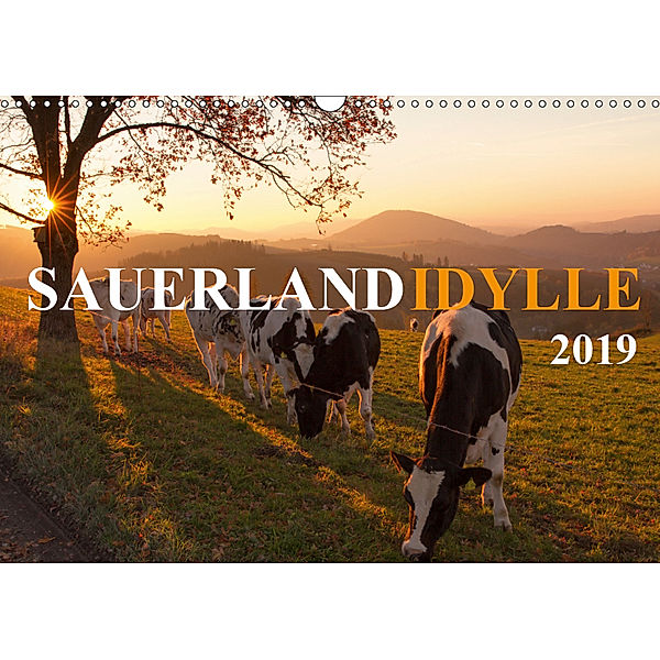 Sauerland-Idylle (Wandkalender 2019 DIN A3 quer), Heidi Bücker