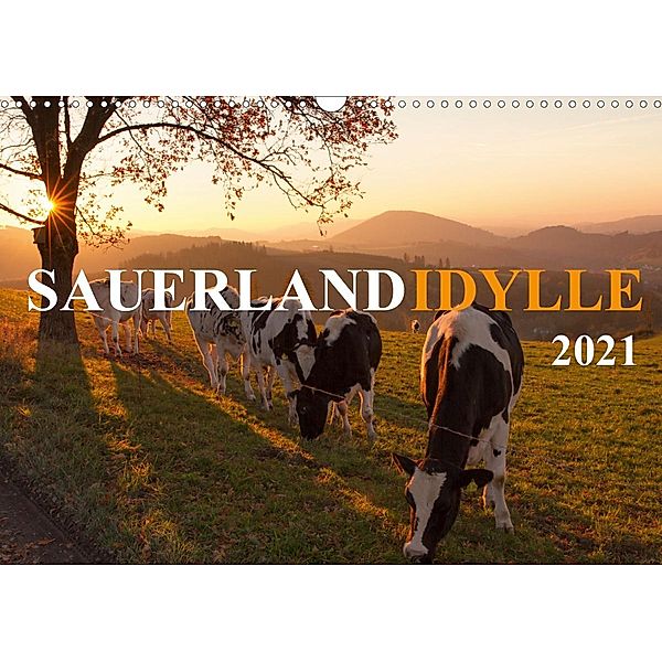 Sauerland-Idylle (Wandkalender 2021 DIN A3 quer), Heidi Bücker