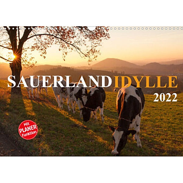 Sauerland-Idylle (Wandkalender 2022 DIN A3 quer), Heidi Bücker