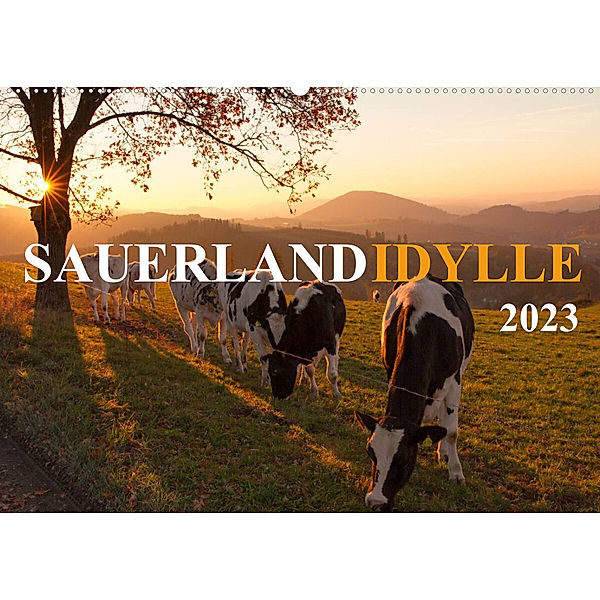 Sauerland-Idylle (Wandkalender 2023 DIN A2 quer), Heidi Bücker