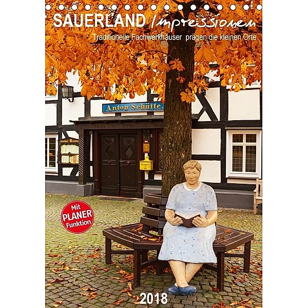 Sauerland Impressionen (Tischkalender 2018 DIN A5 hoch), Heidi Bücker