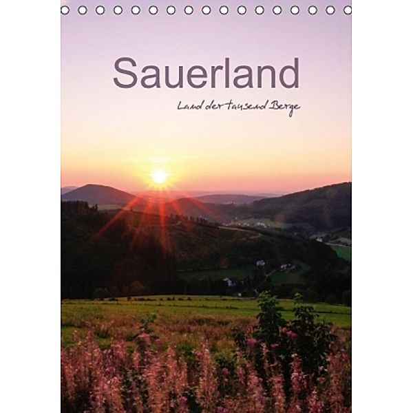 Sauerland - Land der tausend Berge / Familienplaner (Tischkalender 2015 DIN A5 hoch), Heidi Bücker