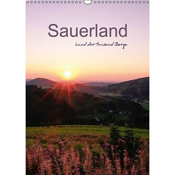 Sauerland - Land der tausend Berge / Familienplaner (Wandkalender 2016 DIN A3 hoch), Heidi Bücker
