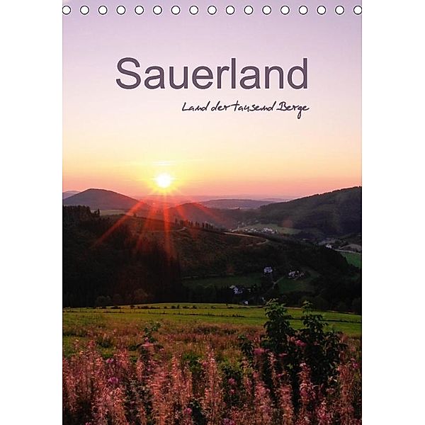 Sauerland - Land der tausend Berge / Familienplaner (Tischkalender 2017 DIN A5 hoch), Heidi Bücker