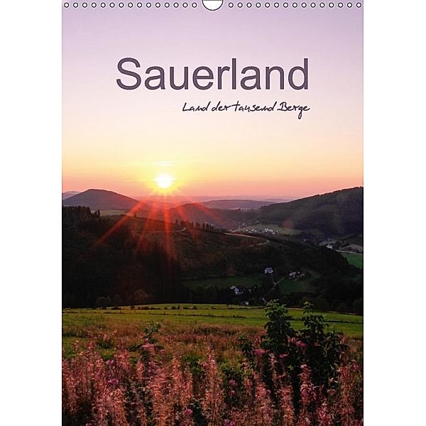 Sauerland - Land der tausend Berge / Familienplaner (Wandkalender 2017 DIN A3 hoch), Heidi Bücker