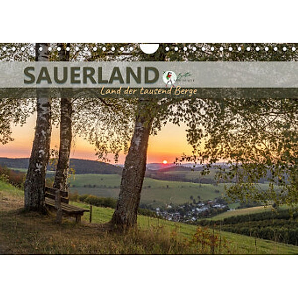 Sauerland - Land der tausend Berge (Wandkalender 2022 DIN A4 quer), Britta Lieder