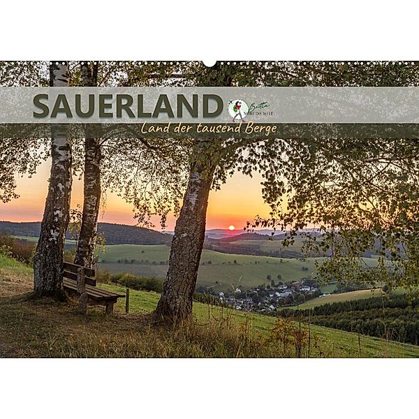 Sauerland - Land der tausend Berge (Wandkalender 2023 DIN A2 quer), Britta Lieder