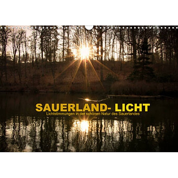 Sauerland-Licht - Lichtstimmungen in der schönen Natur des Sauerlandes (Wandkalender 2022 DIN A3 quer), Heidi Bücker