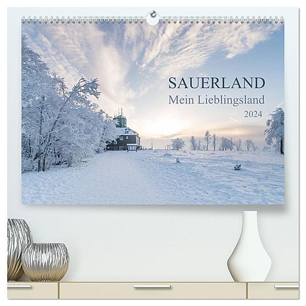 Sauerland - Mein Lieblingsland (hochwertiger Premium Wandkalender 2024 DIN A2 quer), Kunstdruck in Hochglanz, Heidi Bücker