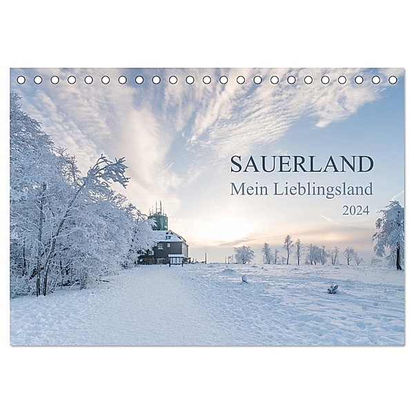 Sauerland - Mein Lieblingsland (Tischkalender 2024 DIN A5 quer), CALVENDO Monatskalender, Heidi Bücker