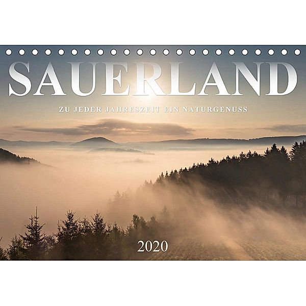 Sauerland, zu jeder Jahreszeit ein Naturgenuss (Tischkalender 2020 DIN A5 quer), Heidi Bücker