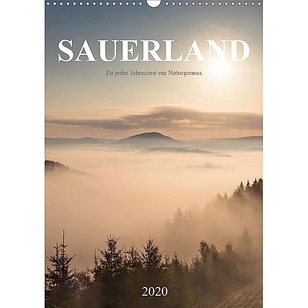 Sauerland, zu jeder Jahreszeit ein Naturgenuss (Wandkalender 2020 DIN A3 hoch), Heidi Bücker