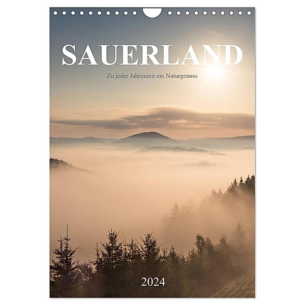 Sauerland, zu jeder Jahreszeit ein Naturgenuss (Wandkalender 2024 DIN A4 hoch), CALVENDO Monatskalender, Heidi Bücker