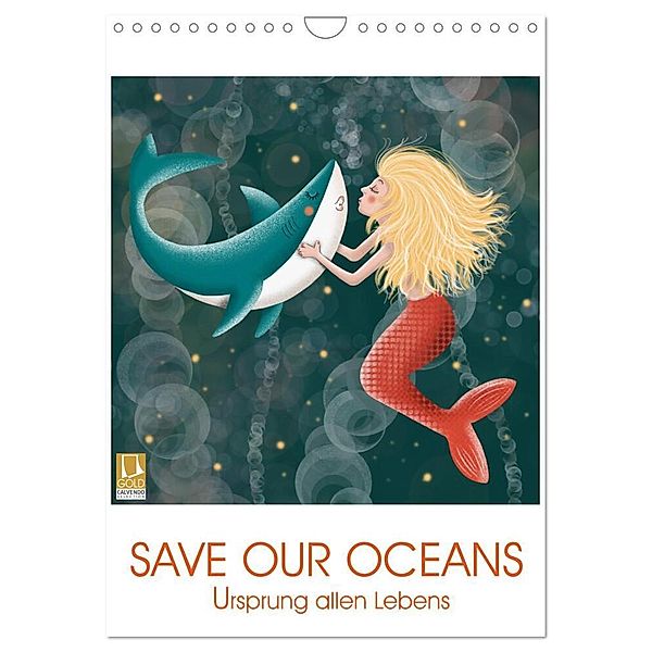 SAVE OUR OCEANS - Ursprung allen Lebens (Wandkalender 2024 DIN A4 hoch), CALVENDO Monatskalender, Danja Krampikowski