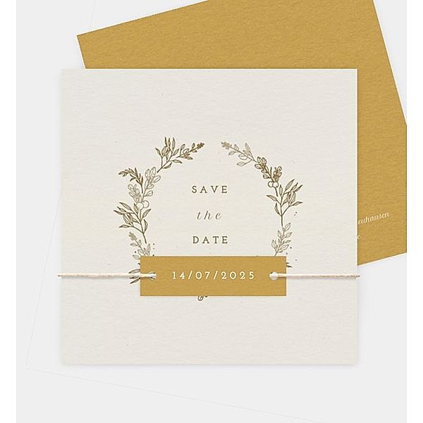 Save-The-Date Karte Forever in Love, Postkarte quadratisch (145 x 145mm)