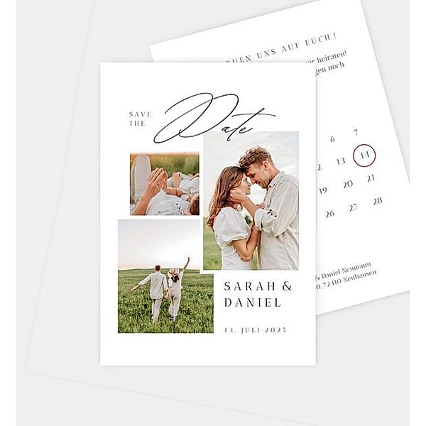 Save-The-Date Karte Say Yes, Postkarte hoch (105 x 148mm)