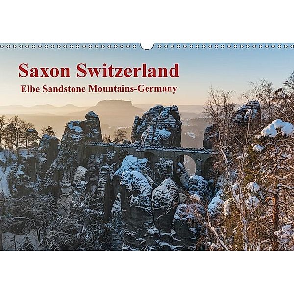 Saxon Switzerland / UK-Version / Birthday Calendar (Wall Calendar 2017 DIN A3 Landscape), Gunter Kirsch