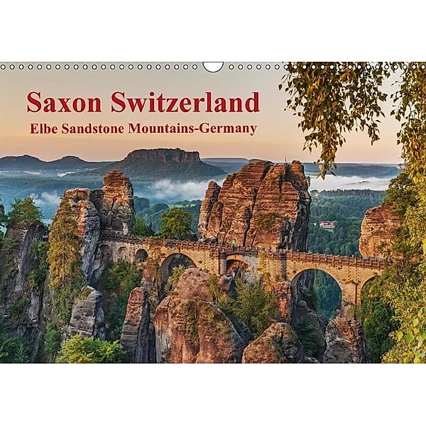 Saxon Switzerland / UK-Version (Wall Calendar 2017 DIN A3 Landscape), Gunter Kirsch