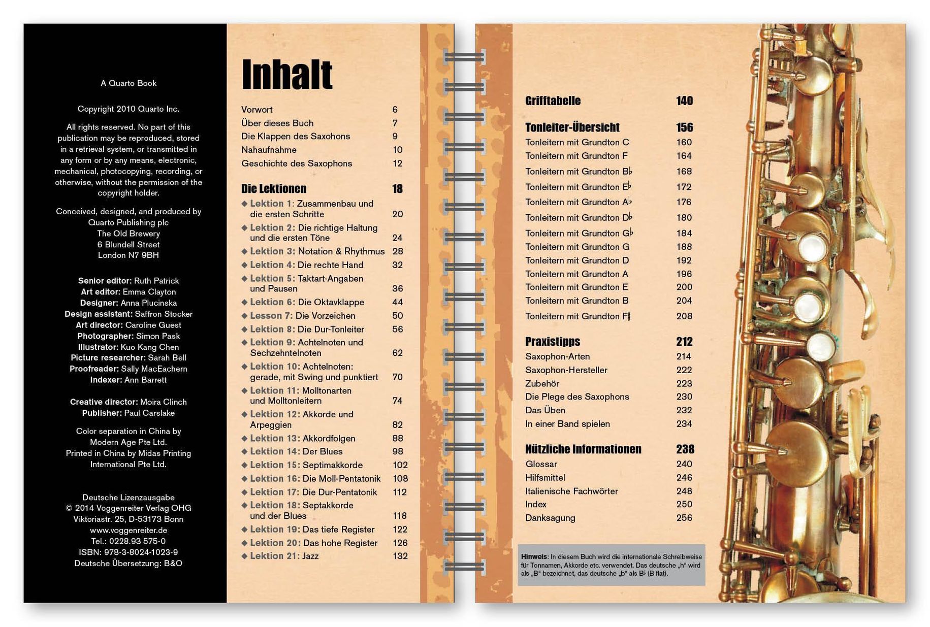Saxophon - der Komplettkurs, m. 1 Audio-CD Buch versandkostenfrei