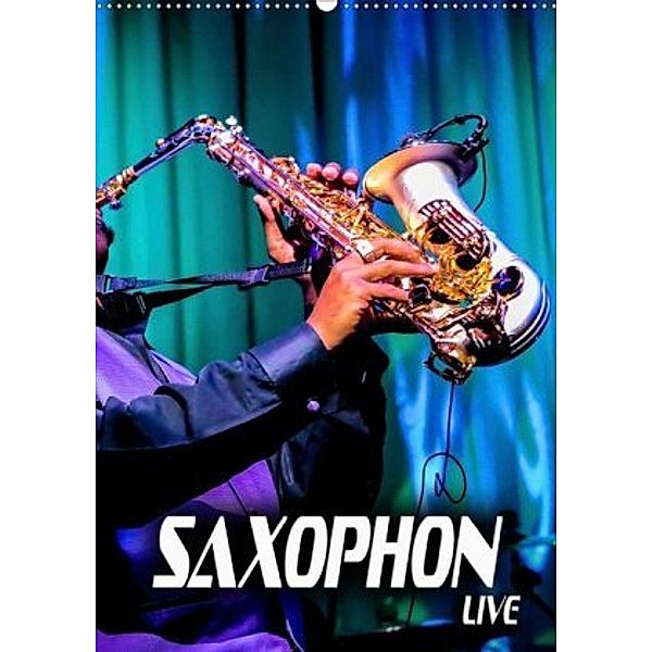 Saxophon live (Wandkalender 2020 DIN A2 hoch), Renate Bleicher