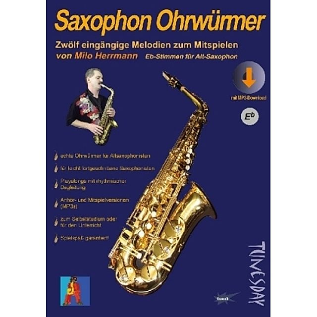 Saxophon Ohrwürmer, für Alt-Saxophon Buch versandkostenfrei - Weltbild.at