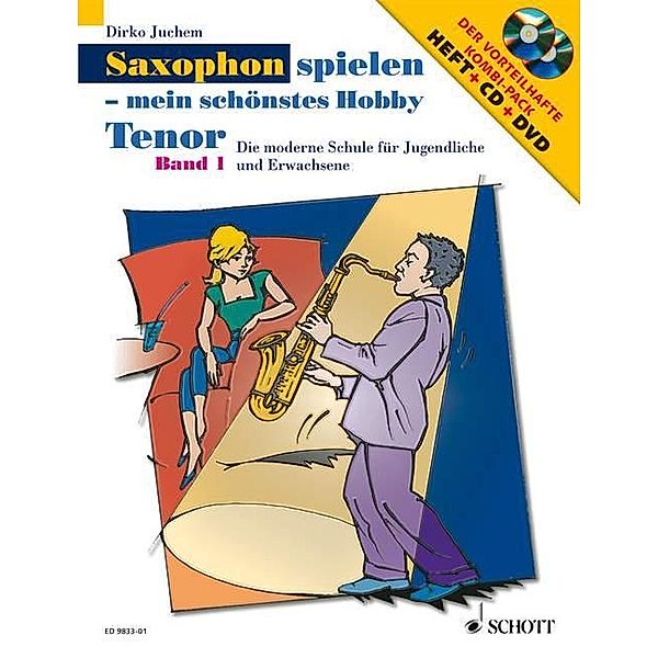 Saxophon spielen - mein schönstes Hobby, Tenor-Saxophon, m. Audio-CD u. DVD, Dirko Juchem