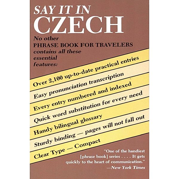 Say It in Czech / Dover Language Guides Say It Series, Dover