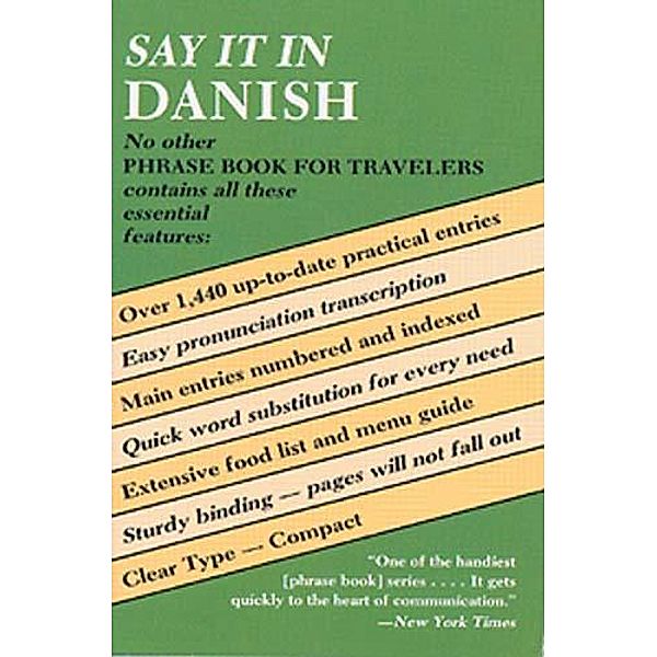 Say It in Danish / Dover Language Guides Say It Series, Dover
