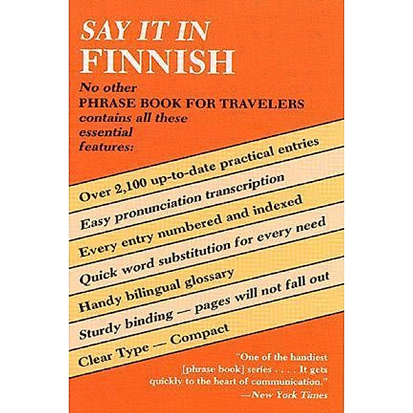 Say It in Finnish / Dover Language Guides Say It Series, Dover