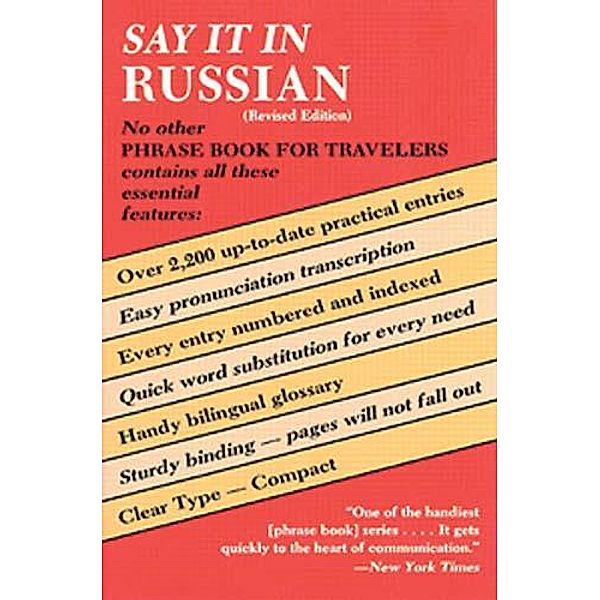 Say It in Russian (Revised) / Dover Language Guides Say It Series, Dover