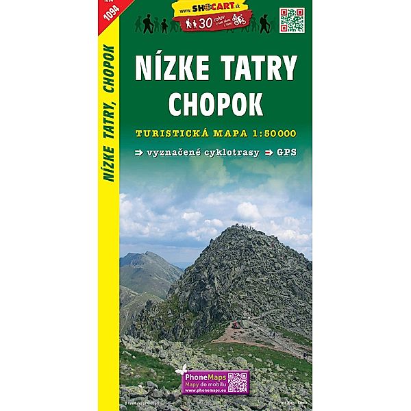 SC 1094 Nizke Tatry, Chopok 1 : 50 000