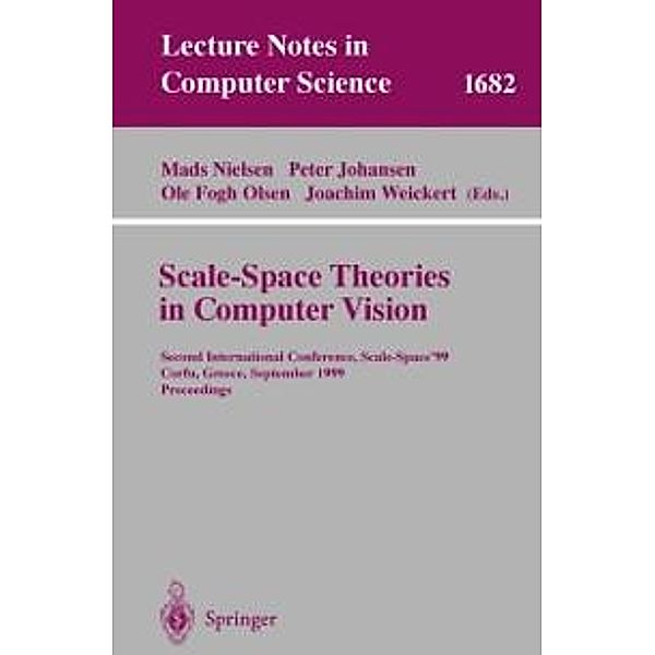Scale-Space Theories in Computer Vision / Lecture Notes in Computer Science Bd.1682