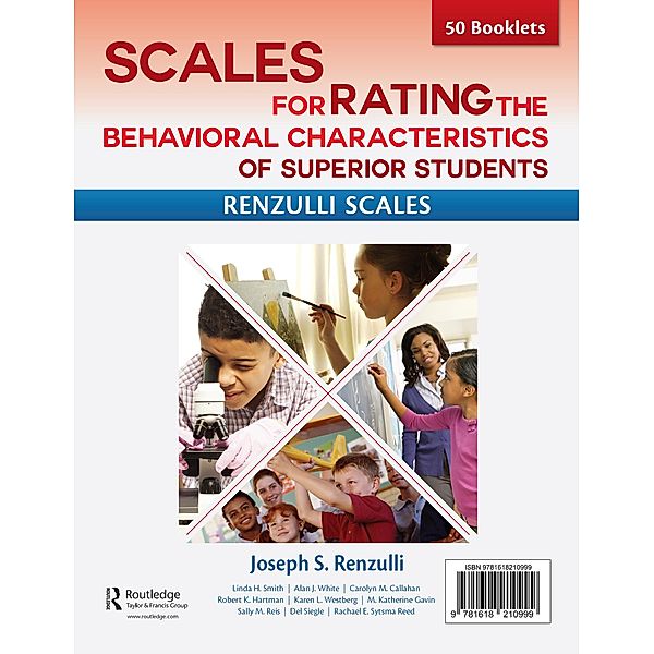 Scales for Rating the Behavioral Characteristics of Superior Students--Print Version, Joseph Renzulli