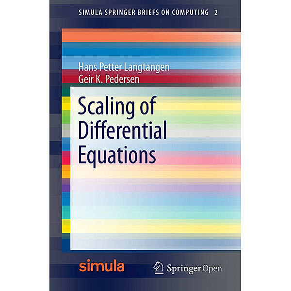 Scaling of Differential Equations, Hans Petter Langtangen, Geir K. Pedersen