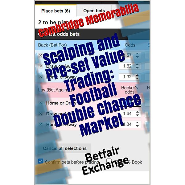 Scalping and Pre-set Value Trading: Football Double Chance Market - Betfair Exchange / Scalping and Pre-set Value Trading, Cambridge Memorabilia