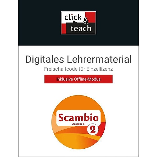 Scambio B - Digitales Lehrermaterial (Karte mit Freischaltcode)