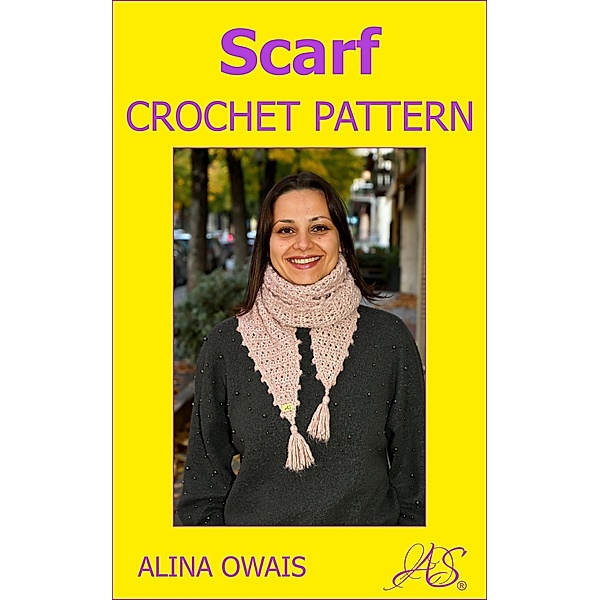 Scarf Crochet Pattern, Alina Owais
