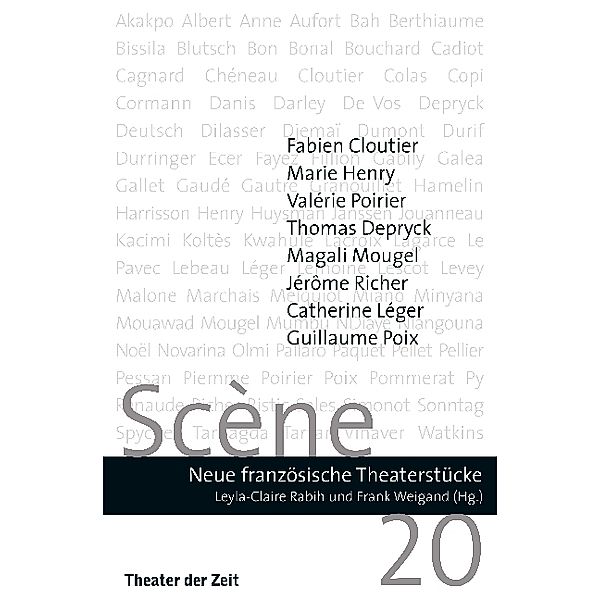 Scène.Bd.20, Fabien Cloutier, Thomas Depryck, Marie Henry, Catherine Léger, Magali Mougel, Valérie Poirier, Guillaume Poix
