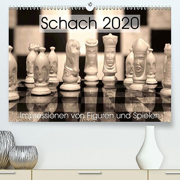 Schach 2020. Impressionen von Figuren und Spielen (Premium-Kalender 2020 DIN A2 quer), Steffani Lehmann