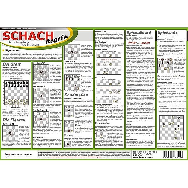 Schach - Regeln, Infotafel Buch bei Weltbild.ch online bestellen