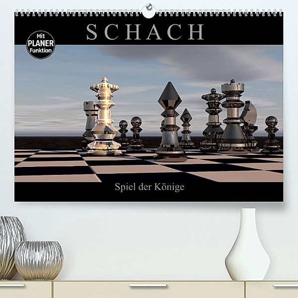 SCHACH - Spiel der Könige (Premium, hochwertiger DIN A2 Wandkalender 2023, Kunstdruck in Hochglanz), Renate Bleicher