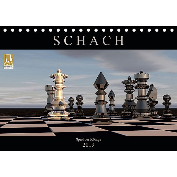 SCHACH - Spiel der Könige (Tischkalender 2019 DIN A5 quer), Renate Bleicher