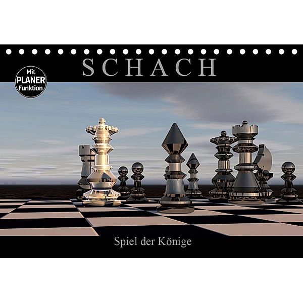 SCHACH - Spiel der Könige (Tischkalender 2021 DIN A5 quer), Renate Bleicher