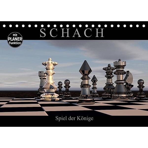 SCHACH - Spiel der Könige (Tischkalender 2023 DIN A5 quer), Renate Bleicher